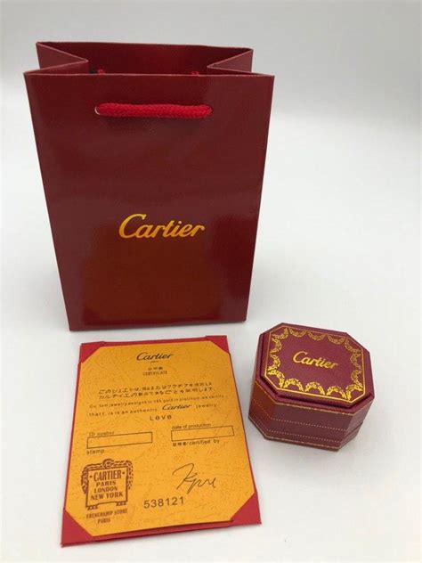 cartier packaging products